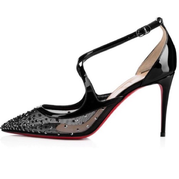 SOLD - Louboutin Twistissima Strass heels 85 size 40 - Picture 2 of 5